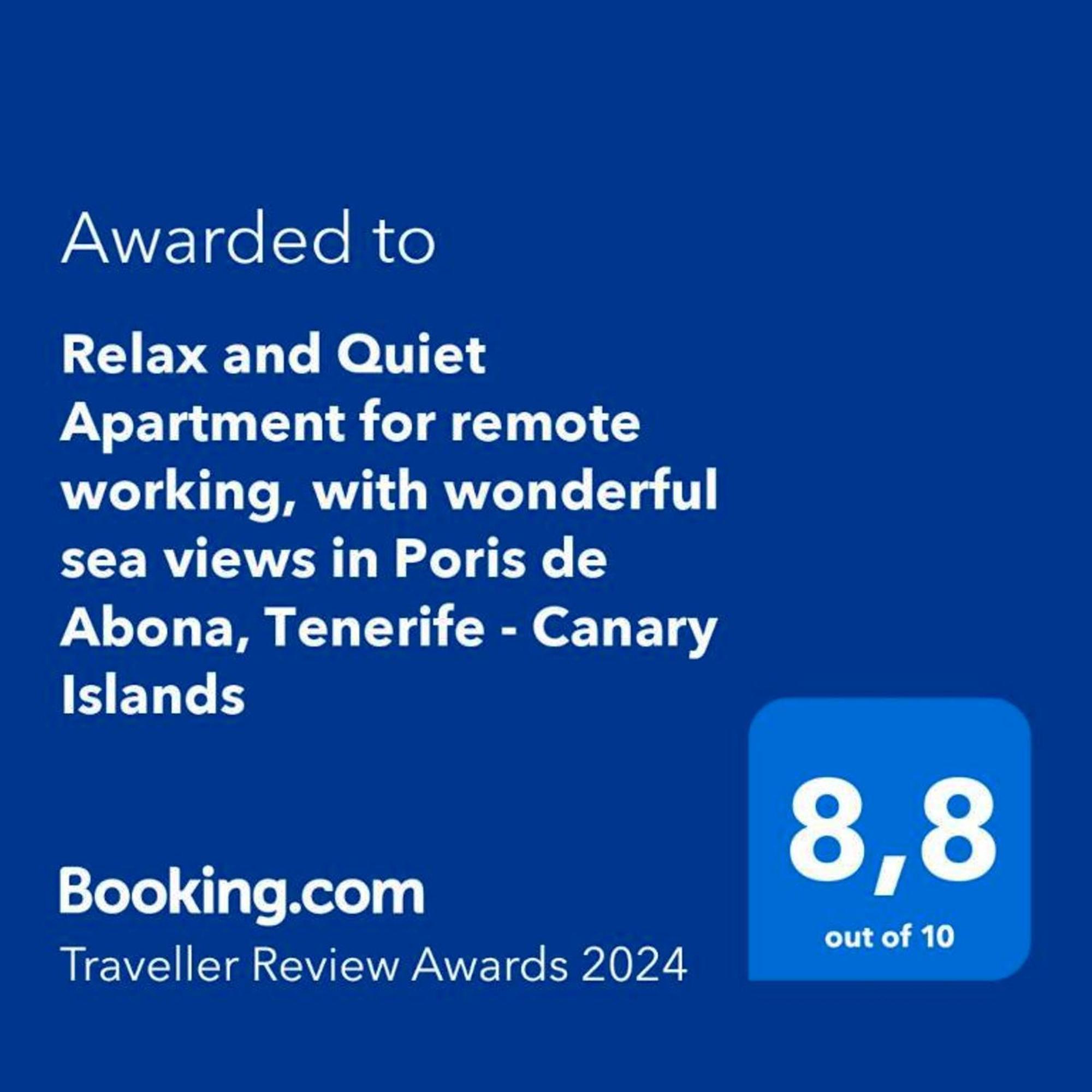 Relax And Quiet Apartment For Remote Working, With Wonderful Sea Views In Poris De Abona, Tenerife - Canary Islands Extérieur photo